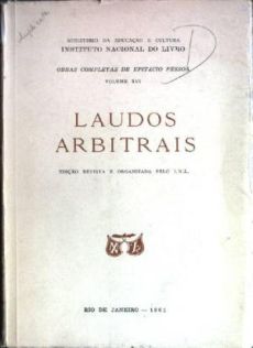 6392_-_PESSOA_Epitacio._Laudos_arbitrais-7e6add70 Laudos arbitrais
